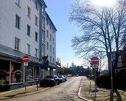 Вид улицы со стороны Хауптштрассе