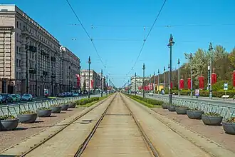 Московский проспект возле Парка Победы, 2025 год