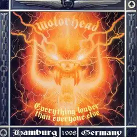 Обложка альбома Motörhead «Everything Louder Than Everyone Else» (1999)