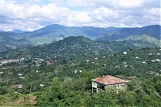 Вид на г. Мтирала с запада