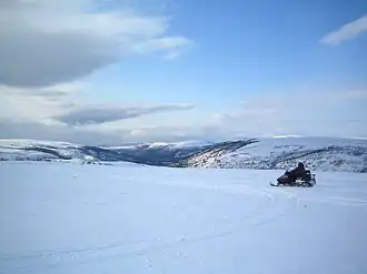 Финнмарксвидда в своей северной части, около города Алта