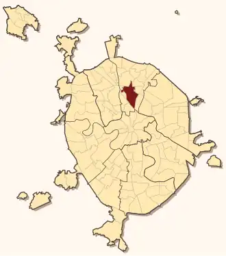 Останкинский район на карте