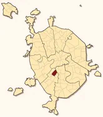 Академический на карте