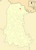 Расположение муниципалитета на карте провинции