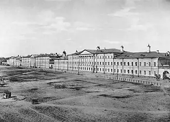 Корпуса казарм в начале XX века, 1913 год.