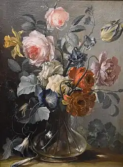 Ваза с цветами. Холст, масло. Музей Гране, Экс-ан-Прованс