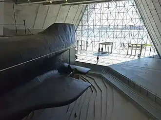 Вход в музей, вид изнутри