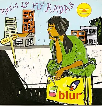 Обложка сингла Blur «Music Is My Radar» (2000)