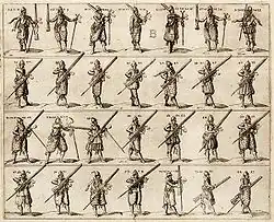 Ружейные приёмы мушкетёра.