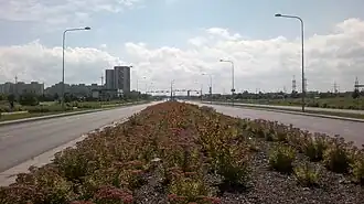 Улица в микрорайоне Куристику