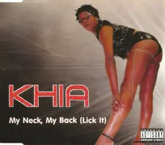 Обложка сингла Кайи «My Neck, My Back (Lick It)» (2002)