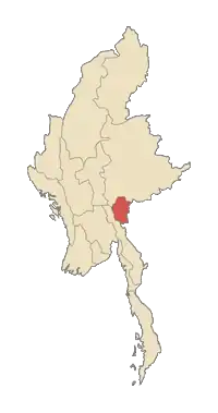 Штат Кая на карте