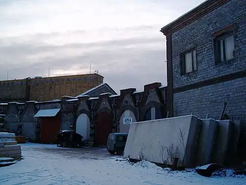 Старое круговое депо в 2009 году (памятник архитектуры)