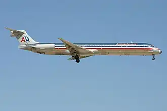 MD-82 авиакомпании American Airlines, идентичный разбившемуся