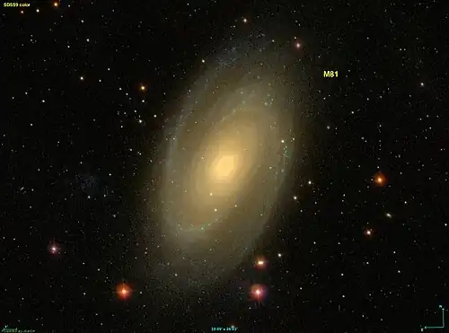 M 81 (
  
    
      
        n
        ≈
        3
        
          ,
        
        4
      
    
    {\displaystyle n\approx 3{,}4}
  
)