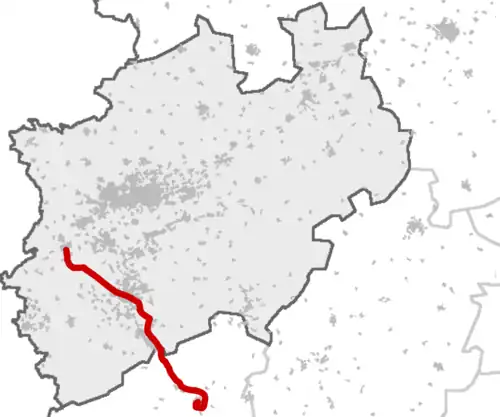 Strecke der Рейн-Эрфт-Экспресс