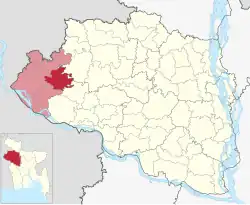 Начоле на карте