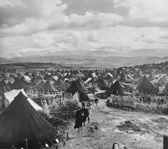 Nahr al-Bared refugee camp in Lebanon, 1952