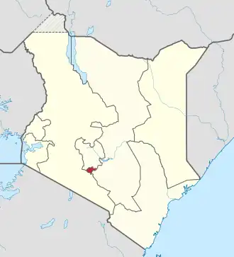 Найроби на карте