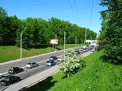 Улица Нахимова у Лагерного сада