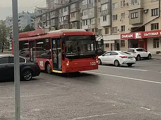 Тролза-5265 №123 на проспекте Шогенцукова