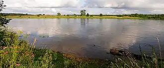 Река Нарва у деревни Пермискюла