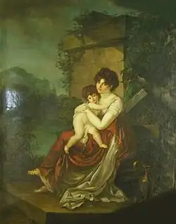 Портрет М. А. Нарышкиной с дочерью, 1801 г.