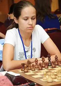 Анастасия Зезюлькина в 2012 году