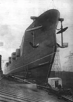 «Наварин» перед спуском в воду, 9 ноября 1916 года