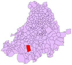 Расположение муниципалитета на карте провинции