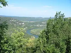 Горная цепь около Нантюа.