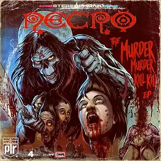 Обложка альбома Некро «The Murder Murder Kill Kill EP» (2012)