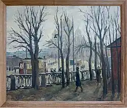 Михаил Недбайло. «У Кропотскинских ворот. Старая Москва». СССР, РСФСР, Москва, 1927 г.