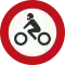 Gesloten voor motorfietsen