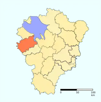 Некоузский район на карте