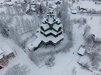 Общий вид церкви с воздуха