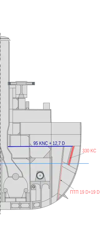 По 232 шпангоуту