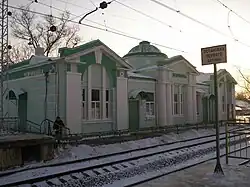 Вокзальное здание на платформе Немчиновка. 1915, архитектор И. И. Струков