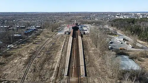 Общий вид станции с востока