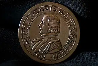 Монета с лицом Никколо I Людовизи