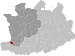 Расположение муниципалитета на карте провинции