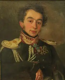 Портрет авторства Александр Филиппович Смирнова, 1815/1818, Ростовский областной музей изобразительных искусств