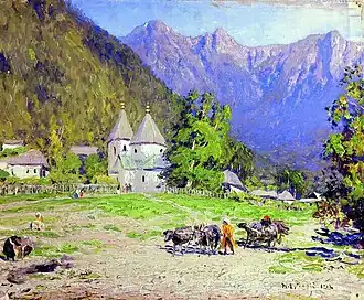 «Красная Поляна». 1912.Калужский музей изобразительных искусств