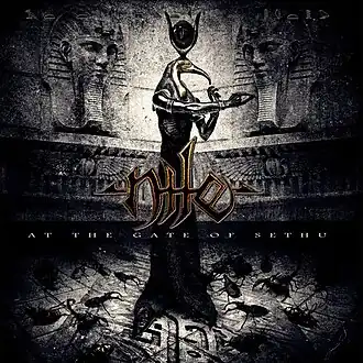 Обложка альбома Nile «At the Gate of Sethu» (2012)