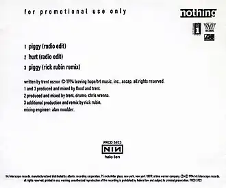 Обложка песни Nine Inch Nails «Piggy»