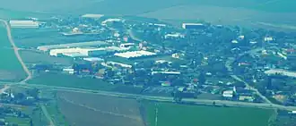 Вид на мошав с воздуха