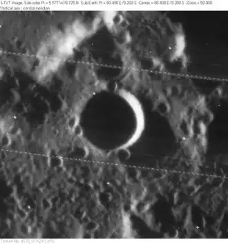 Снимок зонда Lunar Orbiter - IV.