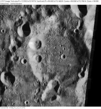 Снимок зонда Lunar Orbiter - IV.