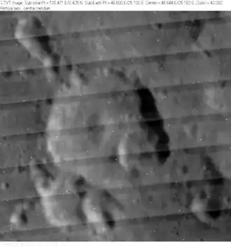 Снимок зонда Lunar Orbiter - IV.