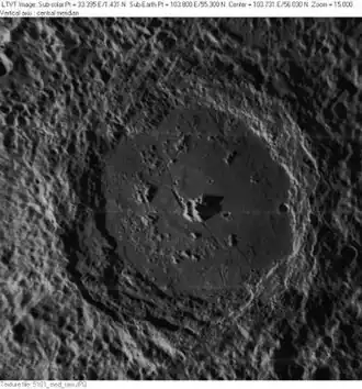 Снимок зонда Lunar Orbiter 5